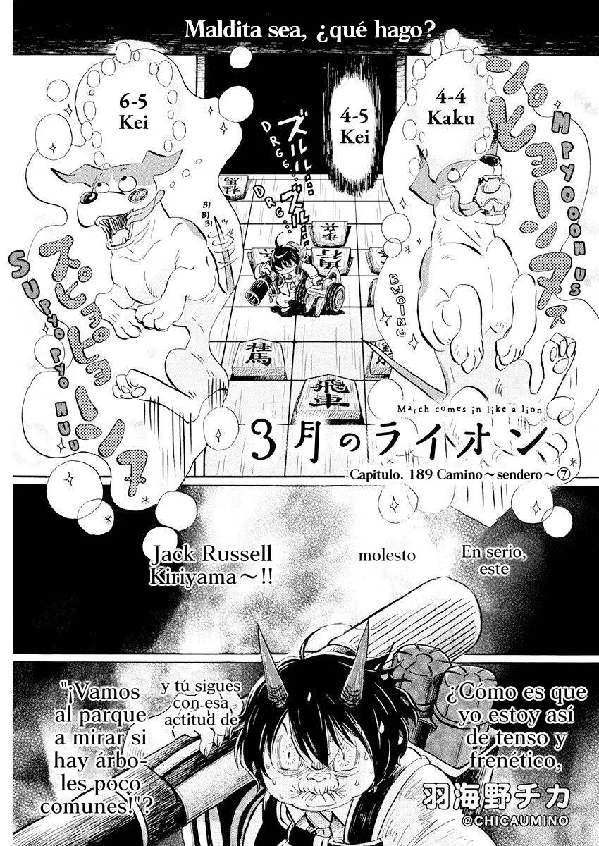 3-gatsu no Lion Capítulo 189 en Línea - página 1