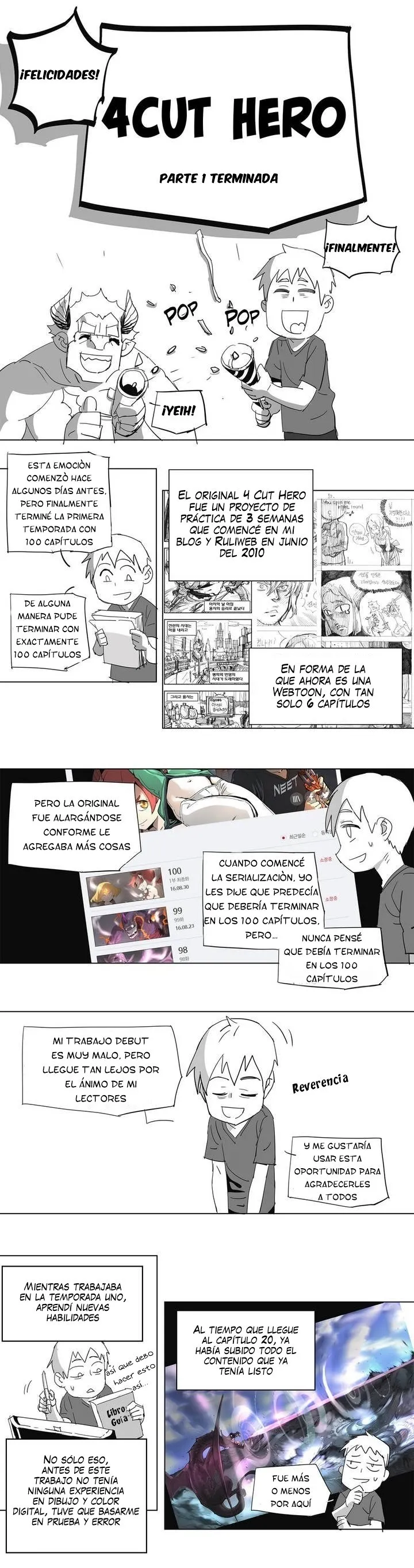 4 Cut Hero Capítulo 100.01 en Línea - página 3