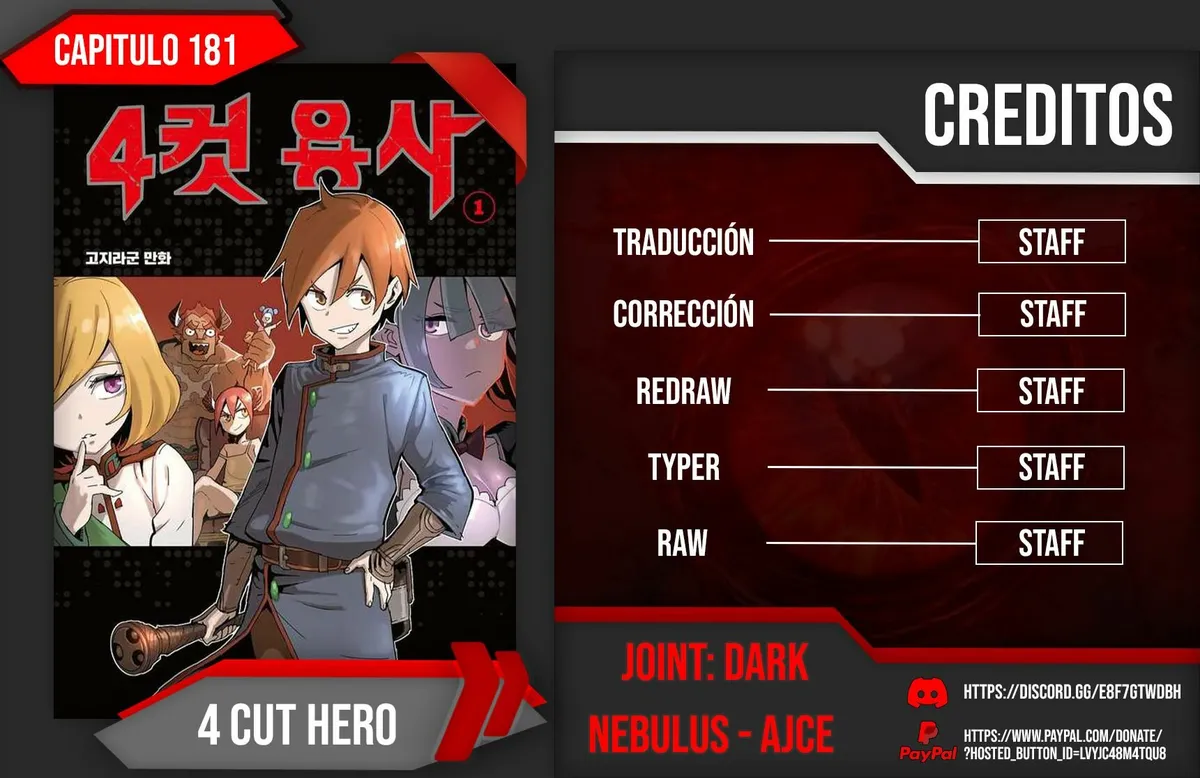 4 Cut Hero Capítulo 180 en Línea - página 1