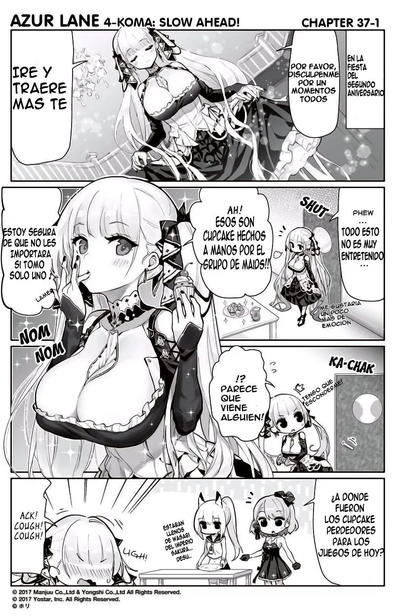 4koma "Slow Ahead" - Azur Lane Capítulo 37 en Línea - página 1