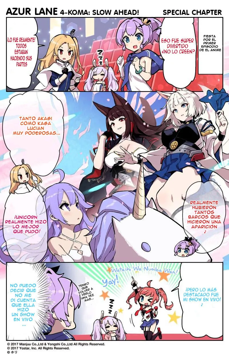 4koma "Slow Ahead" - Azur Lane Capítulo 37.5 en Línea - página 1
