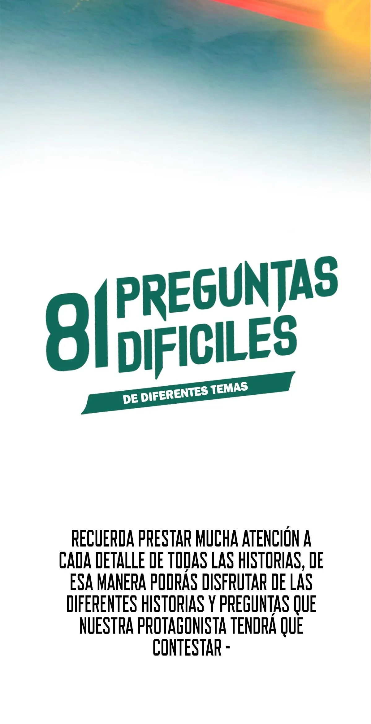 81 Preguntas Dificiles Capítulo 0 en Línea - página 41