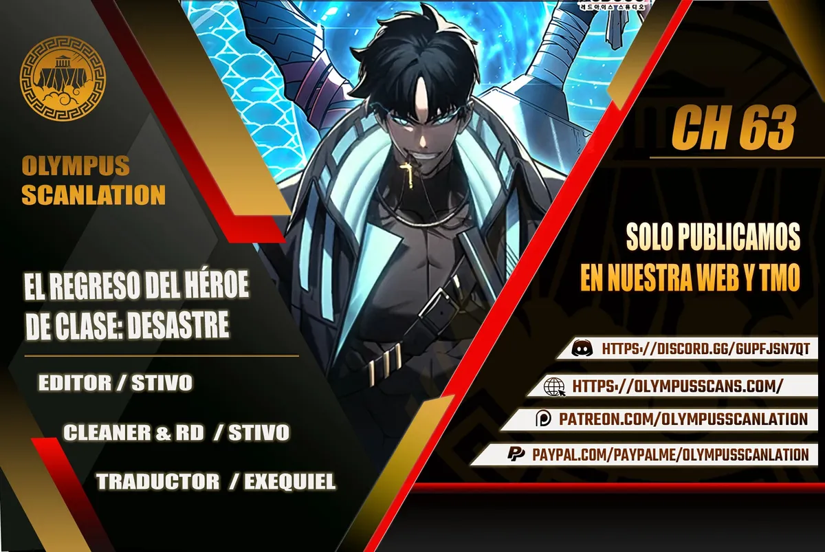 A DISASTER-CLASS HERO HAS RETURNED Capítulo 63 en Línea - página 1