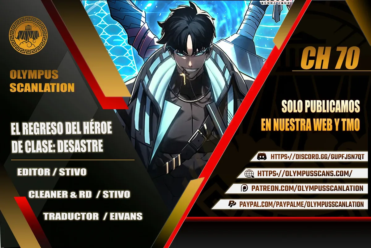 A DISASTER-CLASS HERO HAS RETURNED Capítulo 70 en Línea - página 1