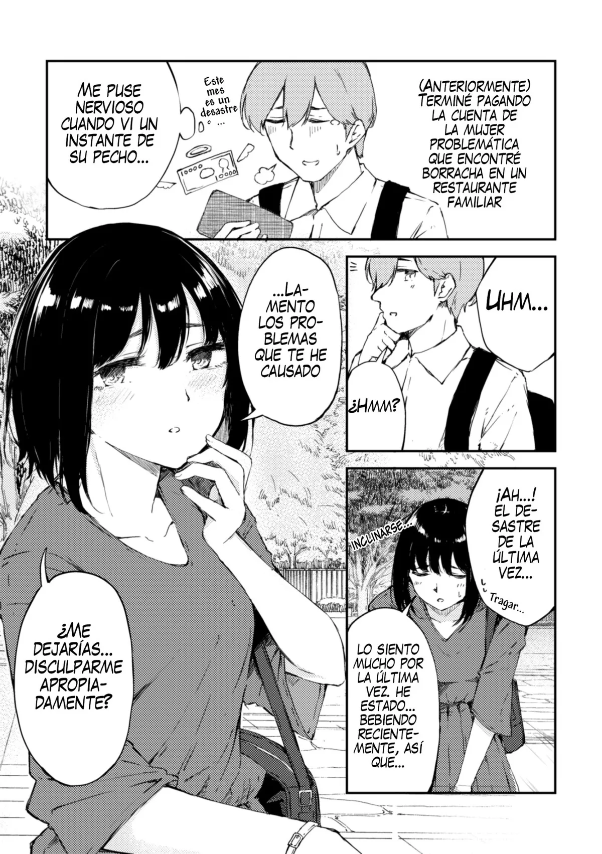 A Story About Getting Tangled Up With a Drunk Onee-san in a Saizeriya Capítulo 2 en Línea - página 1