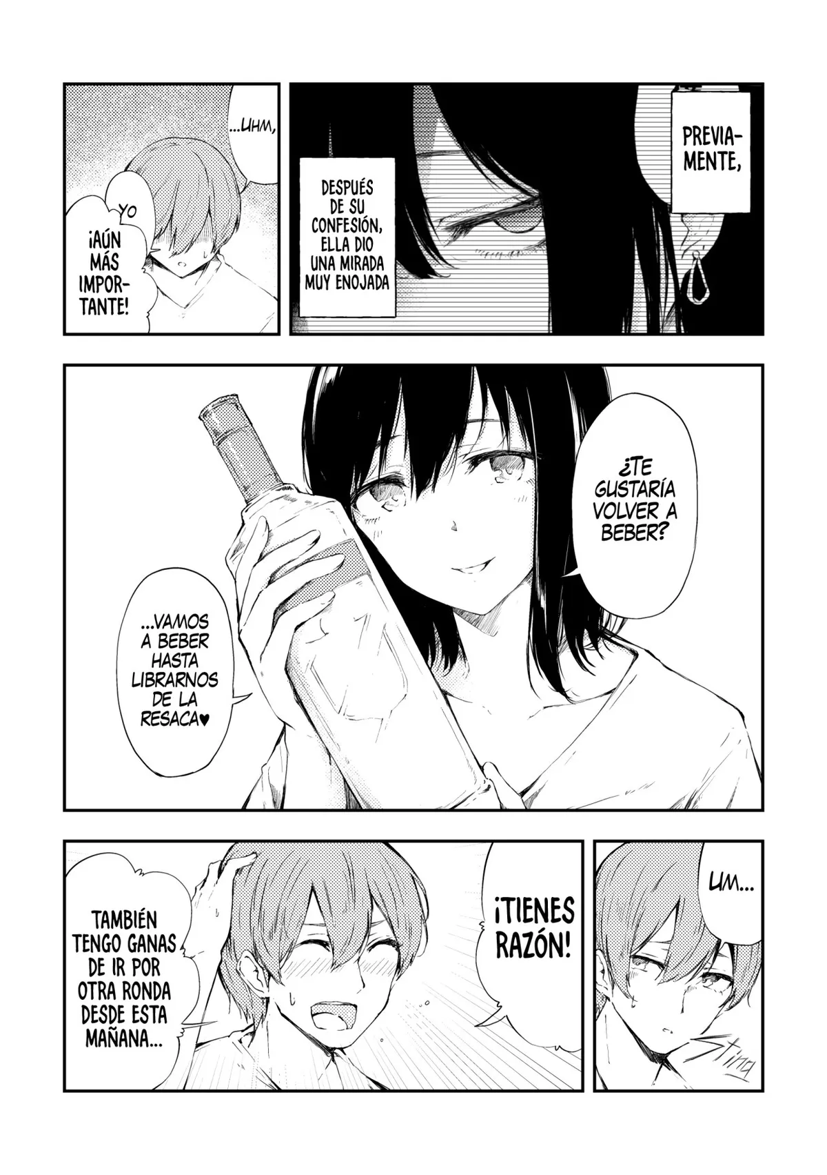 A Story About Getting Tangled Up With a Drunk Onee-san in a Saizeriya Capítulo 9 en Línea - página 1