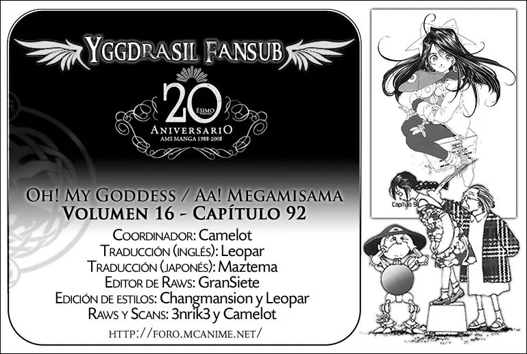 Aa! Megami-sama! Capítulo 92 en Línea - página 1