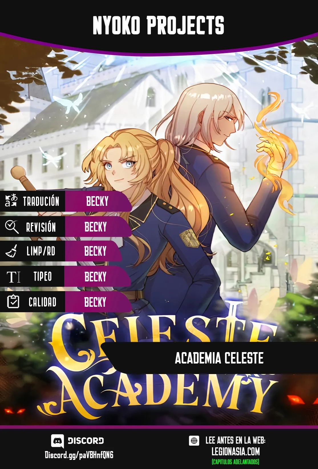 Academia Celeste Capítulo 14 en Línea - página 1