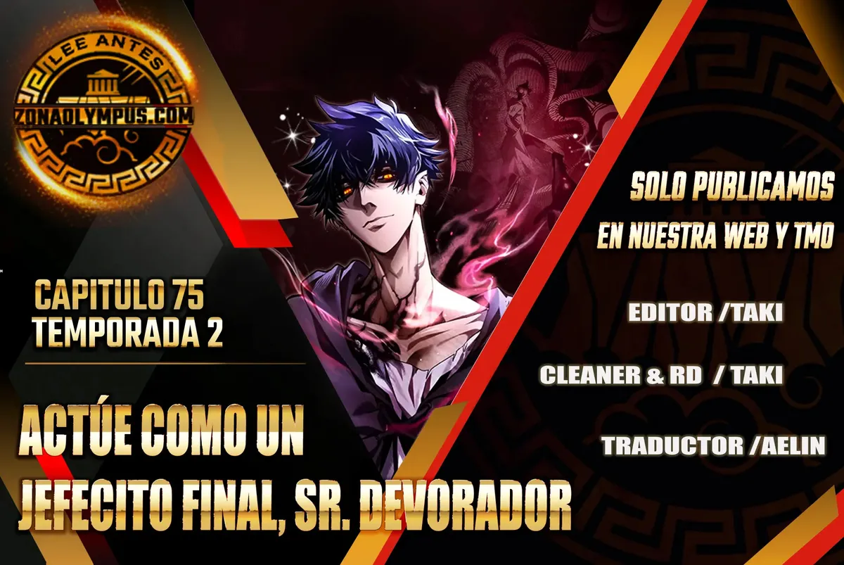 Actúe como un jefecito final, Sr. devorador Capítulo 75 en Línea - página 2