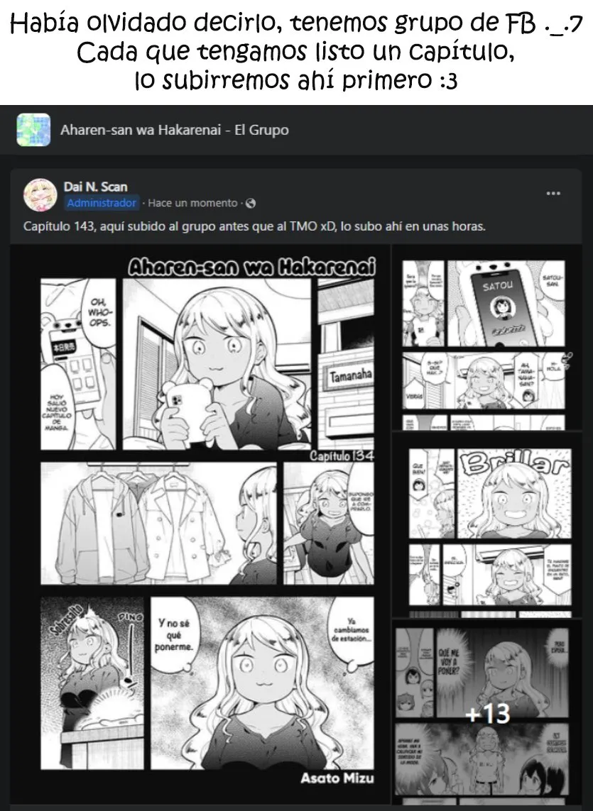 Aharen-san wa Hakarenai Capítulo 143 en Línea - página 1