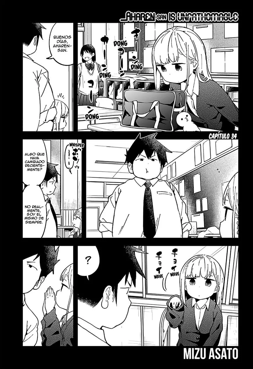 Aharen-san wa Hakarenai Capítulo 34 en Línea - página 1