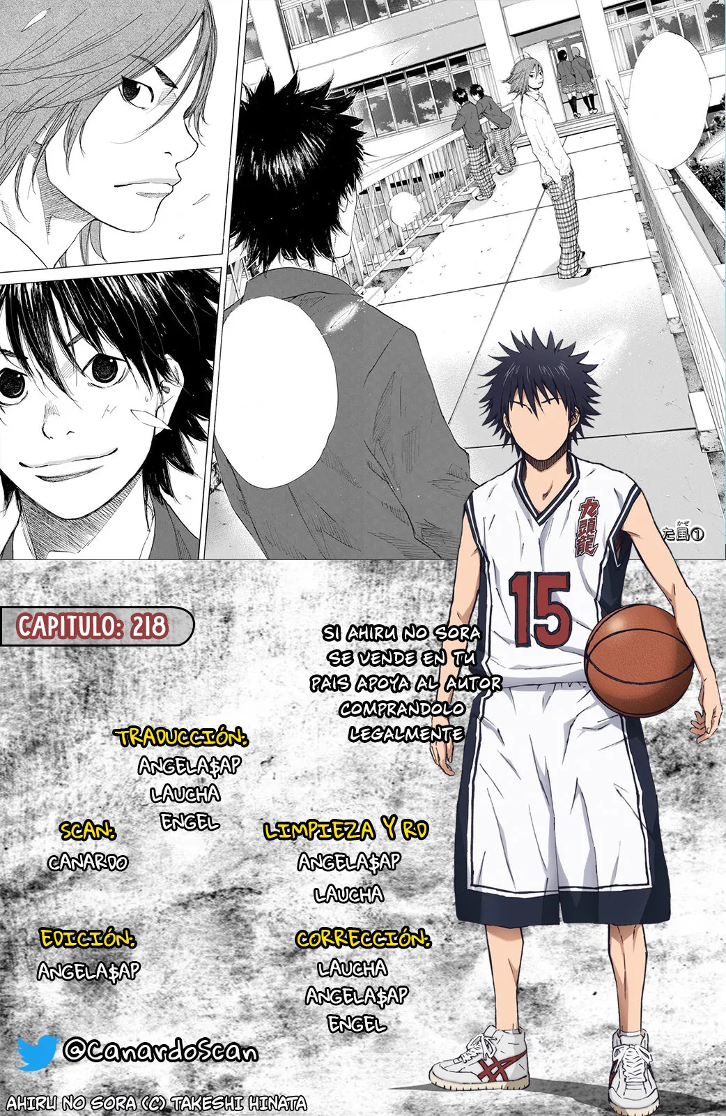 Ahiru no Sora Capítulo 218 en Línea - página 1