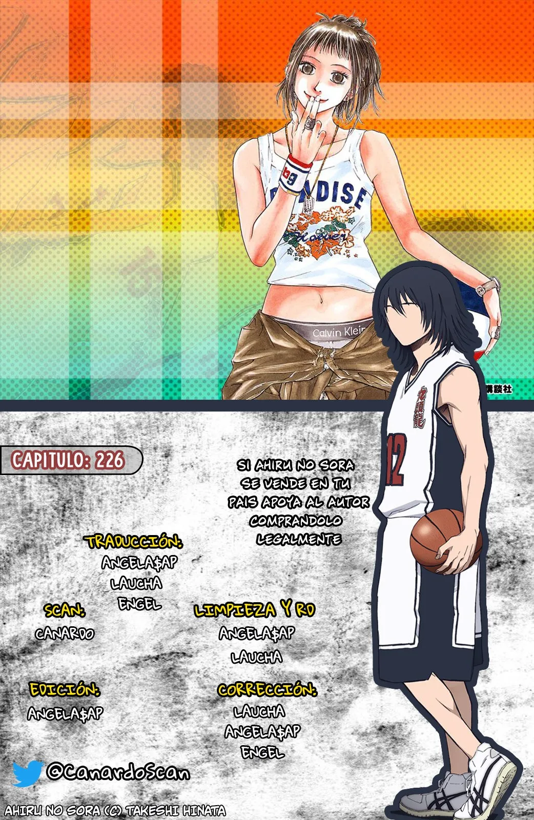 Ahiru no Sora Capítulo 226 en Línea - página 1