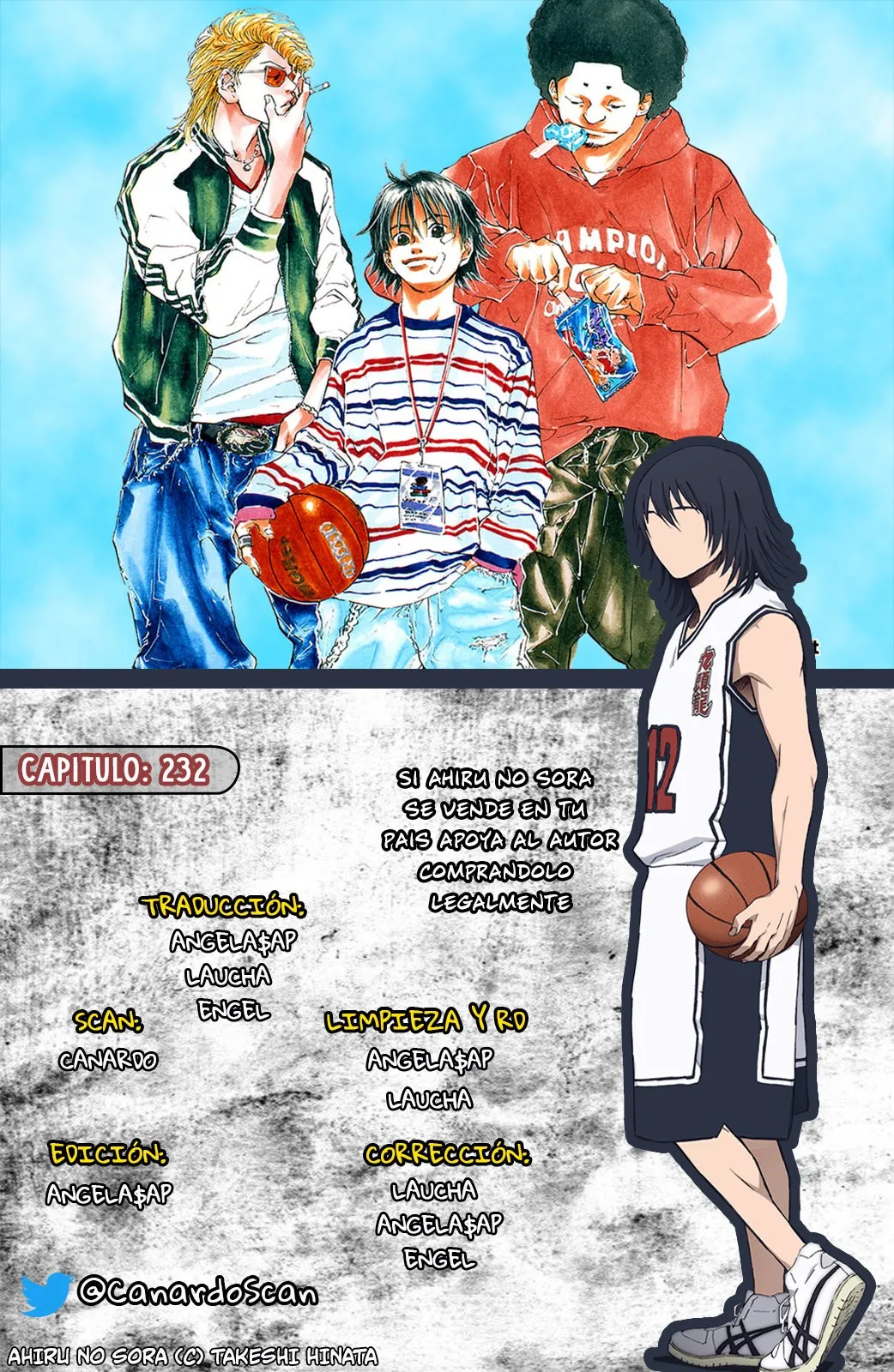 Ahiru no Sora Capítulo 232 en Línea - página 1