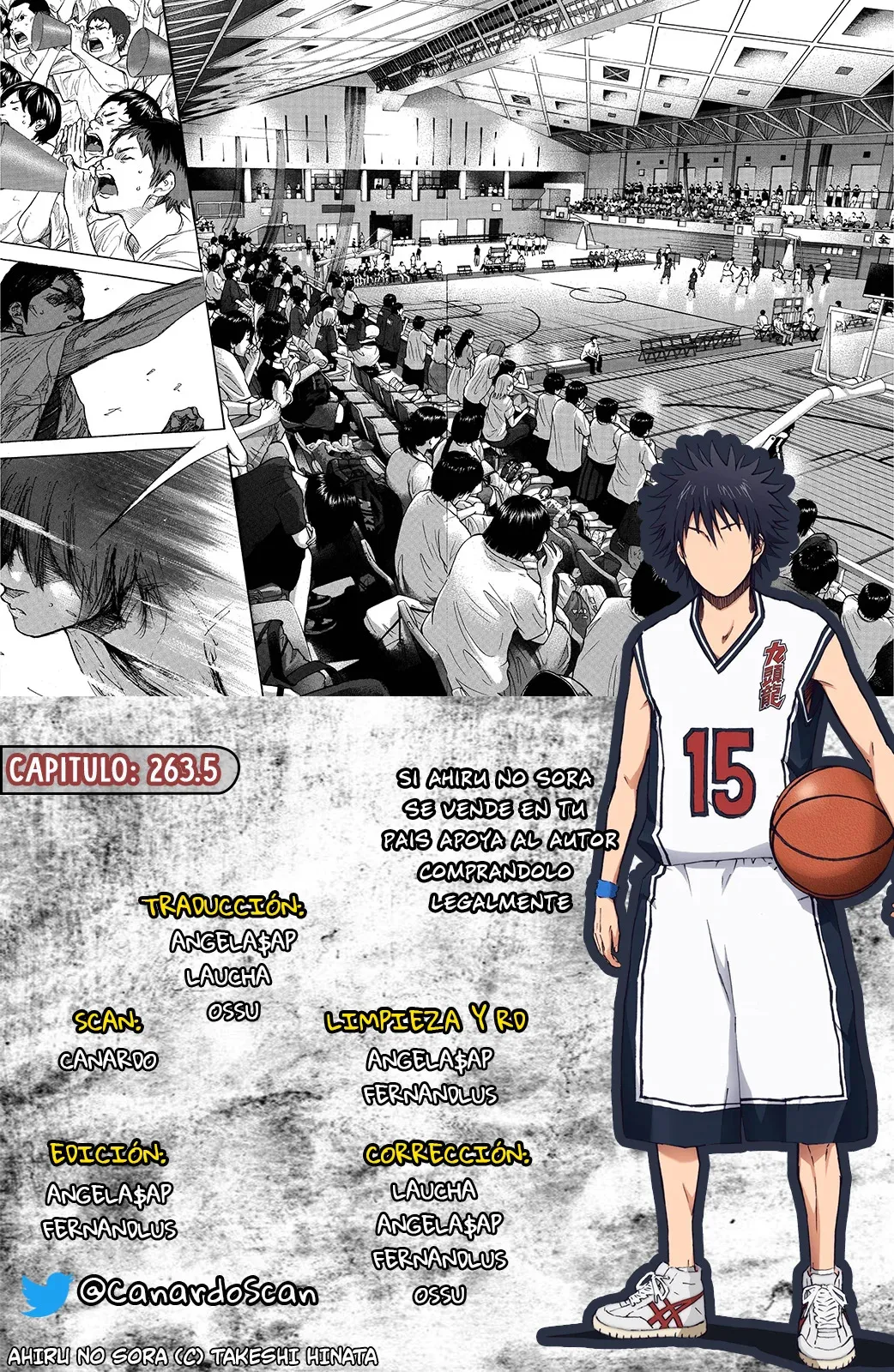 Ahiru no Sora Capítulo 263.5 en Línea - página 1