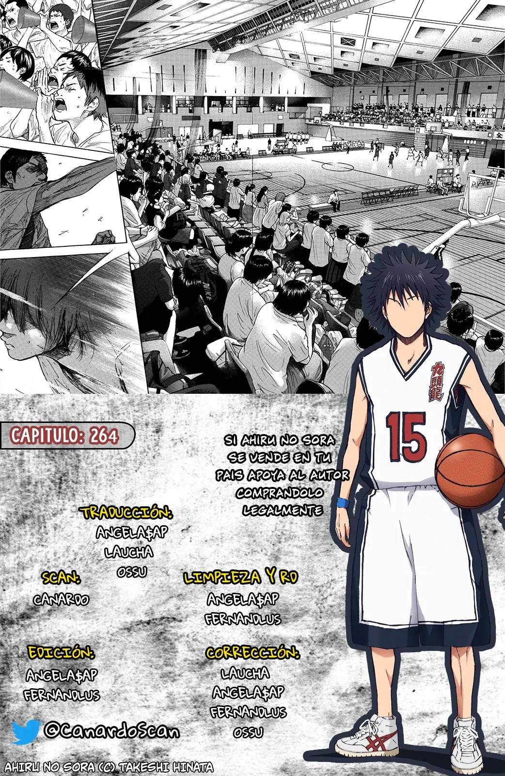 Ahiru no Sora Capítulo 264 en Línea - página 1