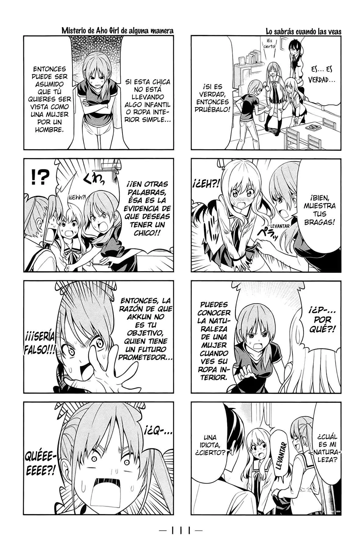Aho Girl Capítulo 14 en Línea - página 3