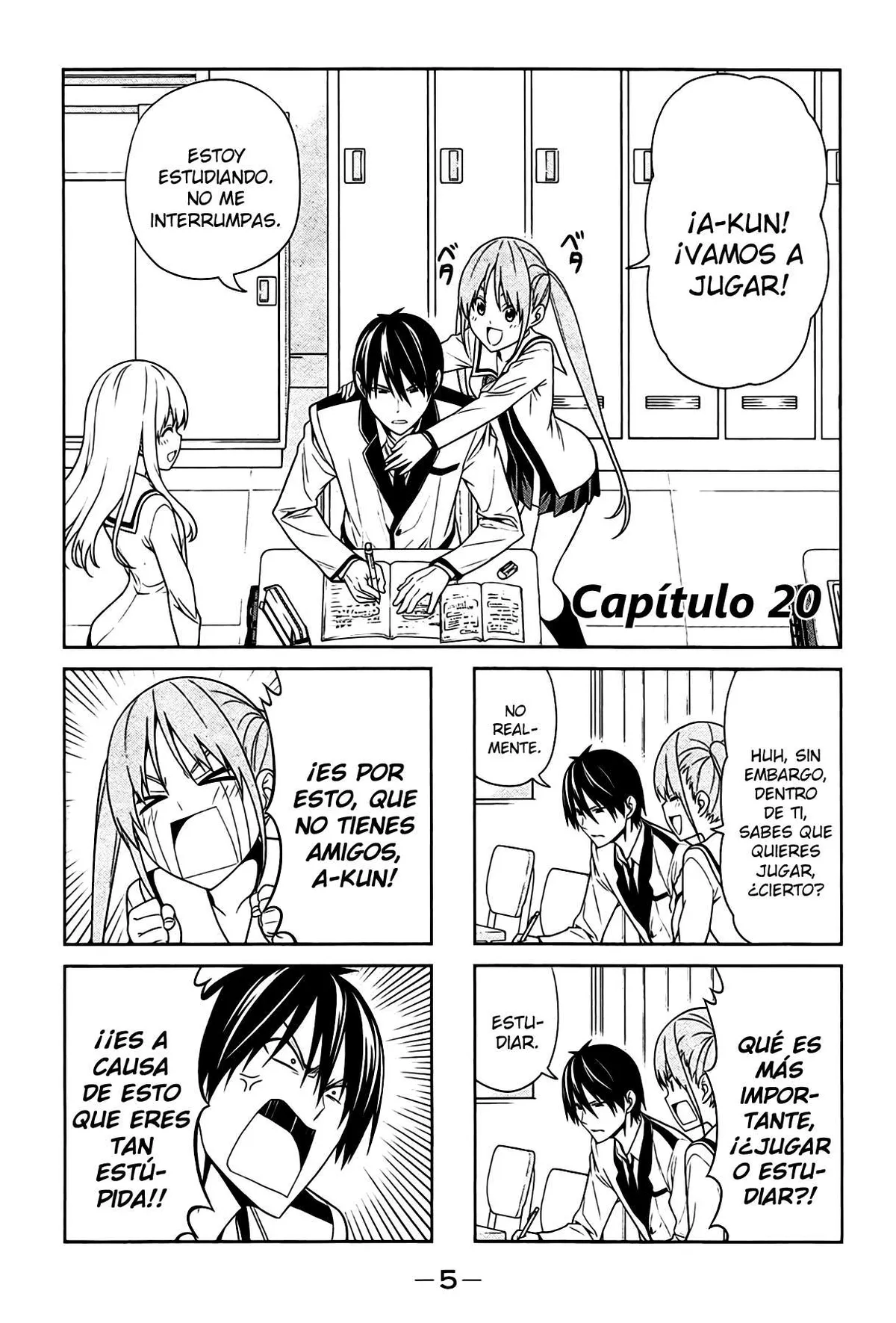 Aho Girl Capítulo 20 en Línea - página 4