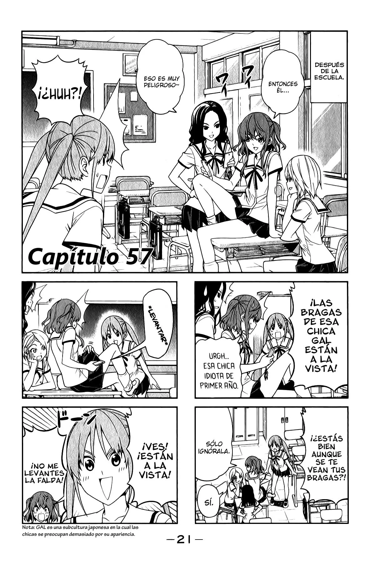 Aho Girl Capítulo 57 en Línea - página 1