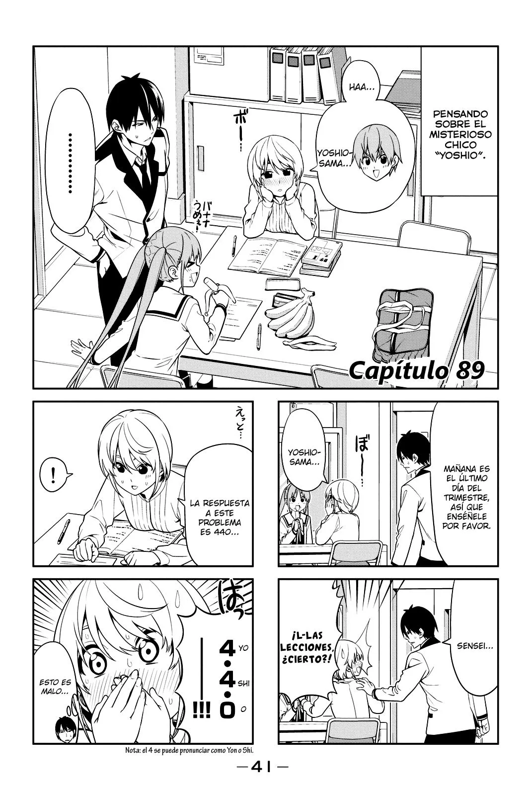 Aho Girl Capítulo 89 en Línea - página 1