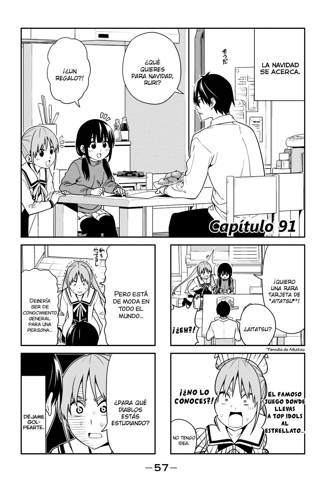 Aho Girl Capítulo 91 en Línea - página 1