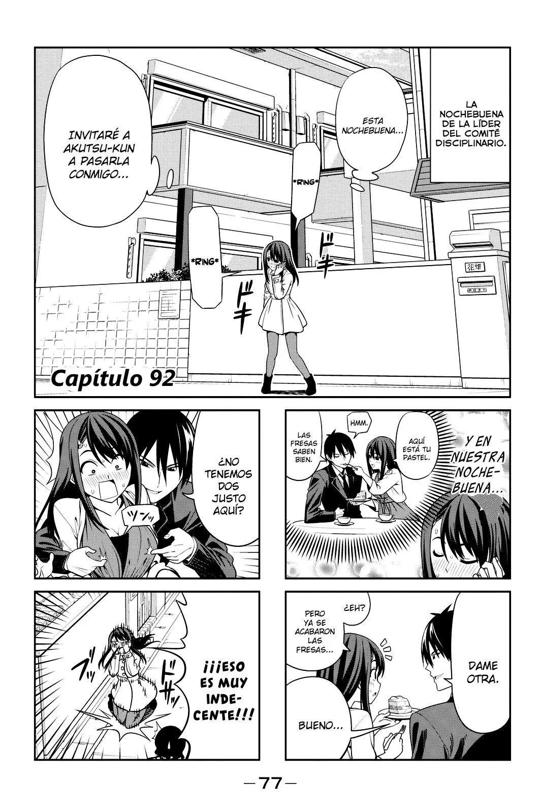 Aho Girl Capítulo 92 en Línea - página 1