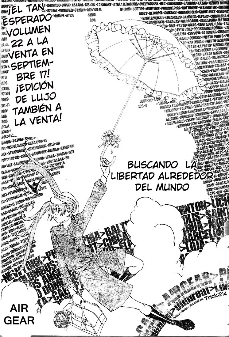 Air Gear Capítulo 214 en Línea - página 1