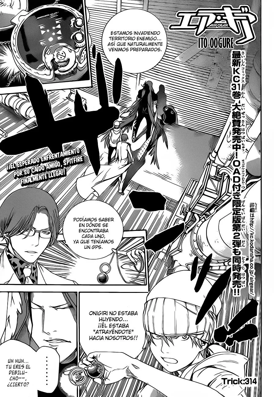 Air Gear Capítulo 314 en Línea - página 1