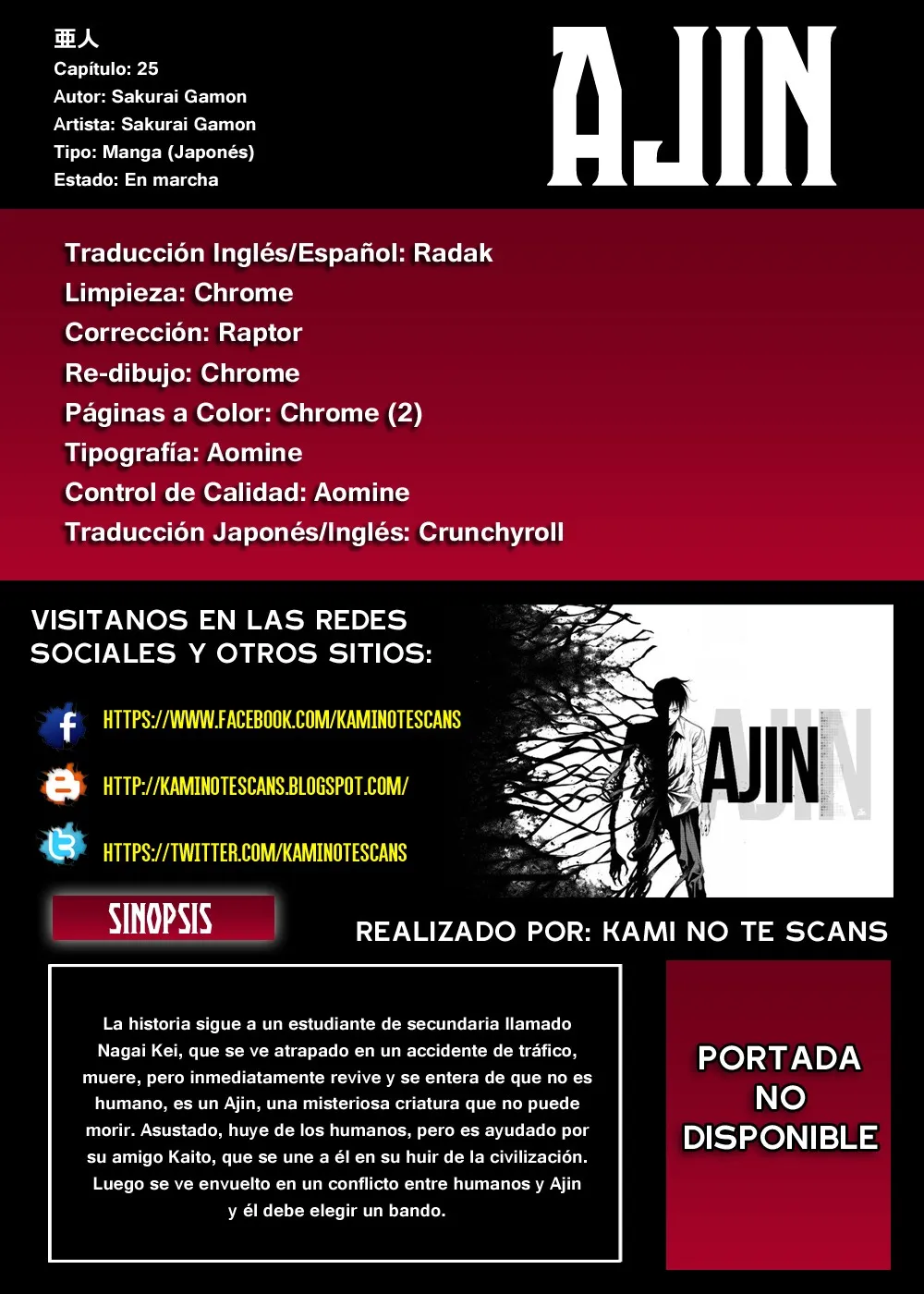 Ajin Capítulo 25 en Línea - página 1