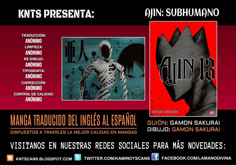 Ajin Capítulo 74 en Línea - página 1