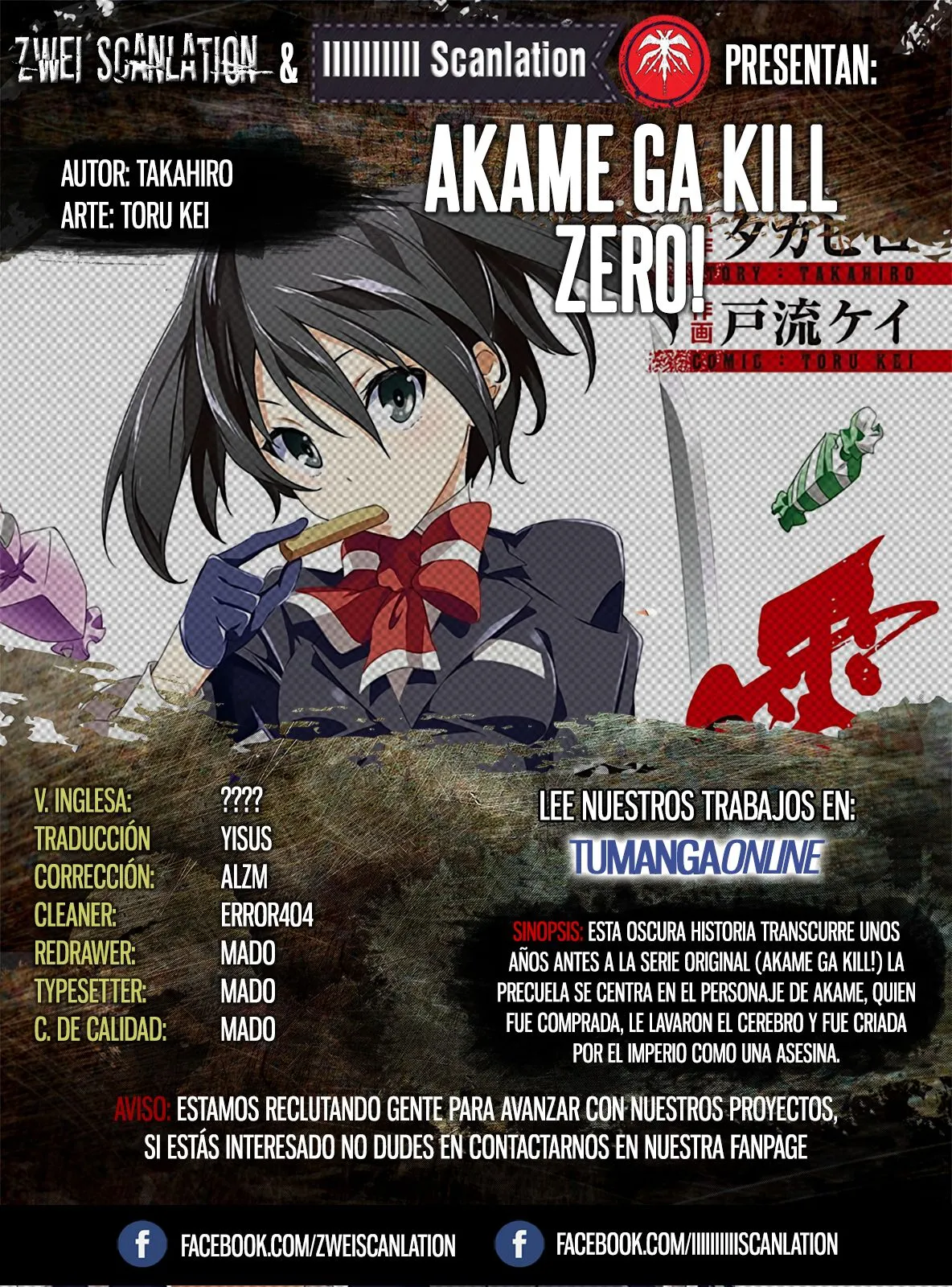 Akame ga KILL! ZERO Capítulo 20 en Línea - página 1