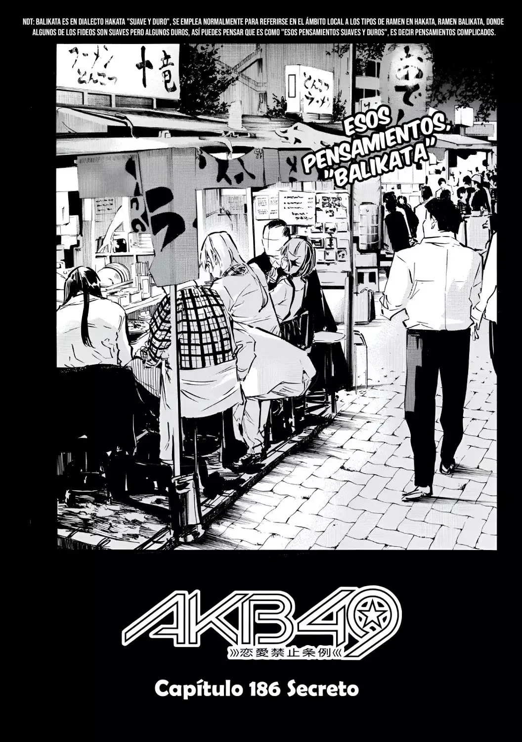 AKB49 Renai kinshi jourei Capítulo 186 en Línea - página 1
