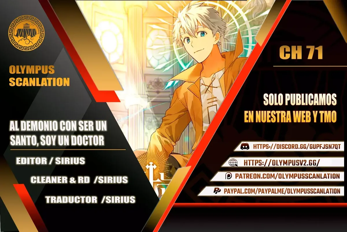 Al diablo con ser un santo, soy un médico Capítulo 71 en Línea - página 1