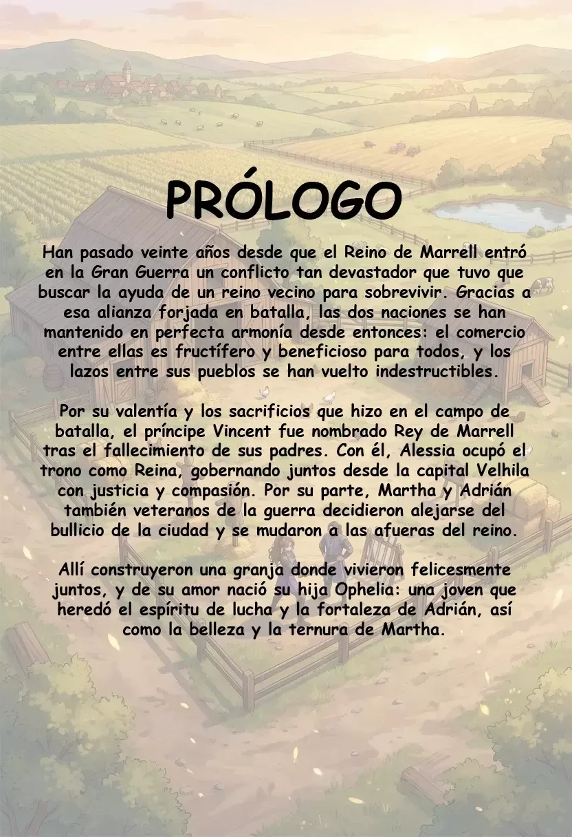Anthony y Ophelia, El nacimiento de un sentimiento Capítulo 1 en Línea - página 2