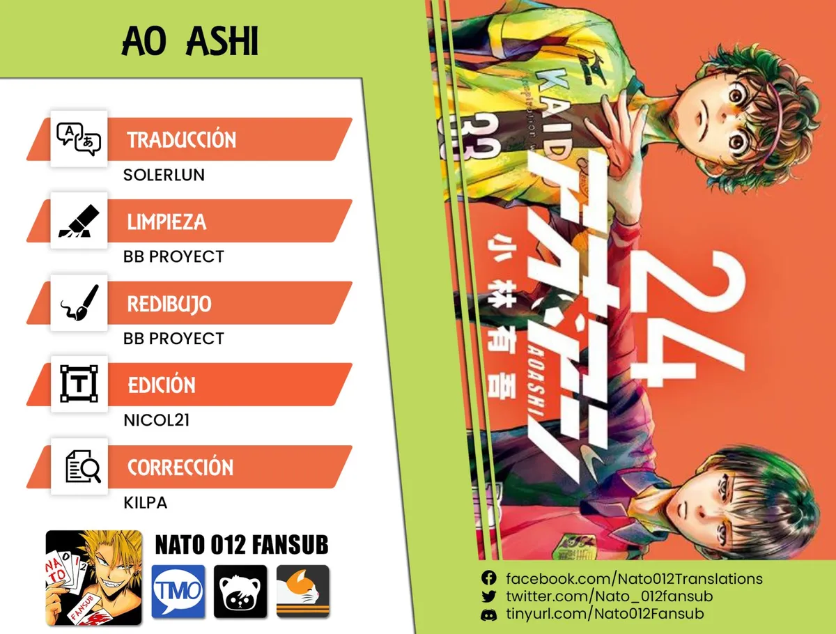 Ao ashi Capítulo 242 en Línea - página 1