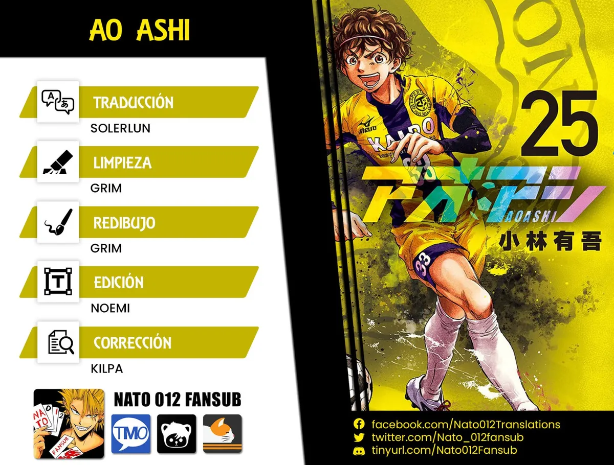 Ao ashi Capítulo 258 en Línea - página 1