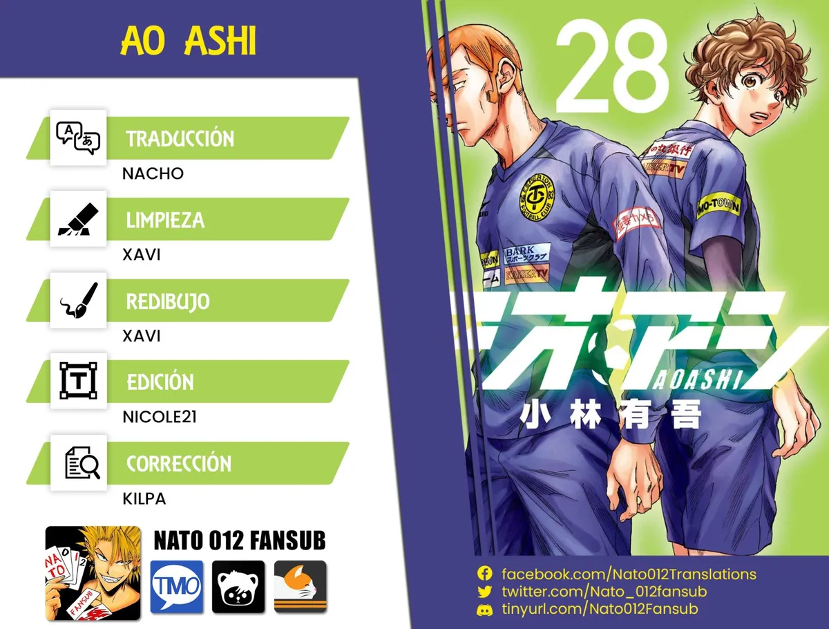 Ao ashi Capítulo 292 en Línea - página 1
