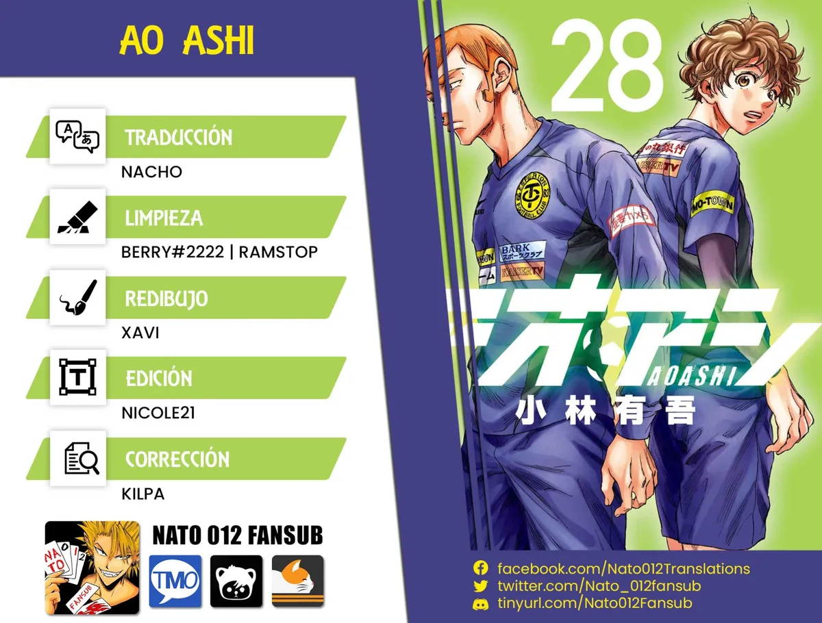 Ao ashi Capítulo 294 en Línea - página 1