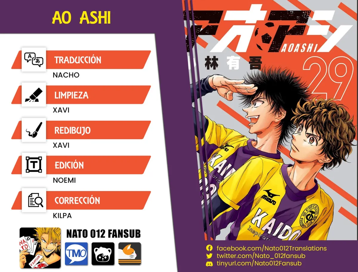 Ao ashi Capítulo 296 en Línea - página 1