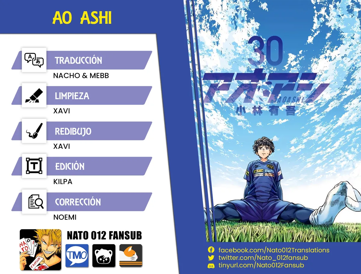 Ao ashi Capítulo 311 en Línea - página 1