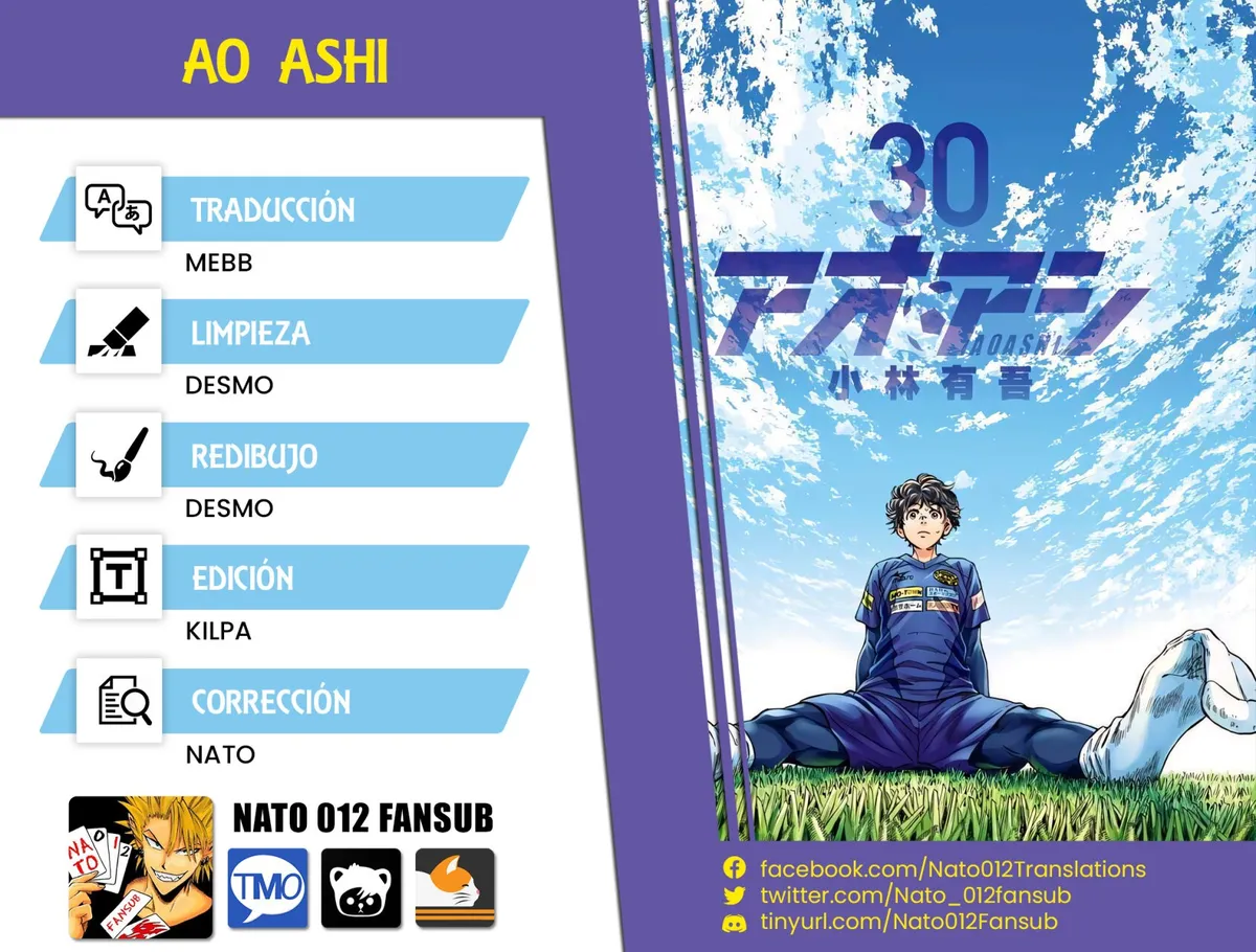 Ao ashi Capítulo 319 en Línea - página 1