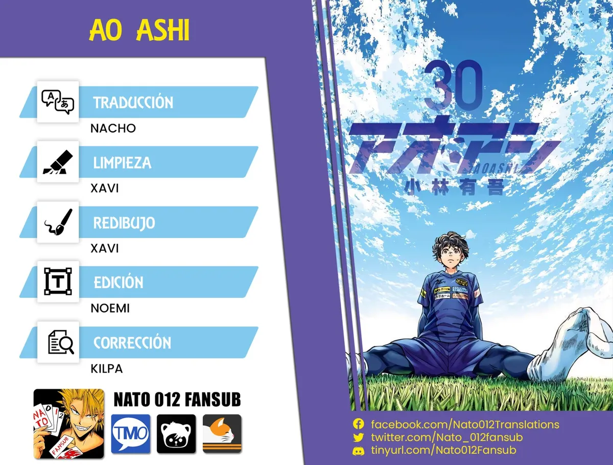 Ao ashi Capítulo 320 en Línea - página 1