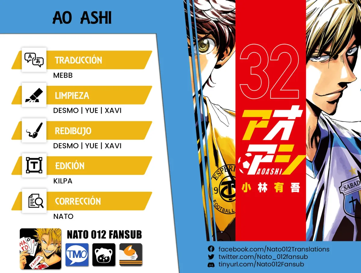 Ao ashi Capítulo 334 en Línea - página 1