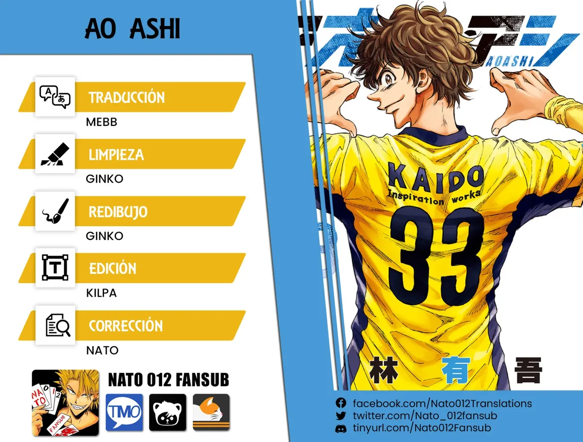 Ao ashi Capítulo 345 en Línea - página 1