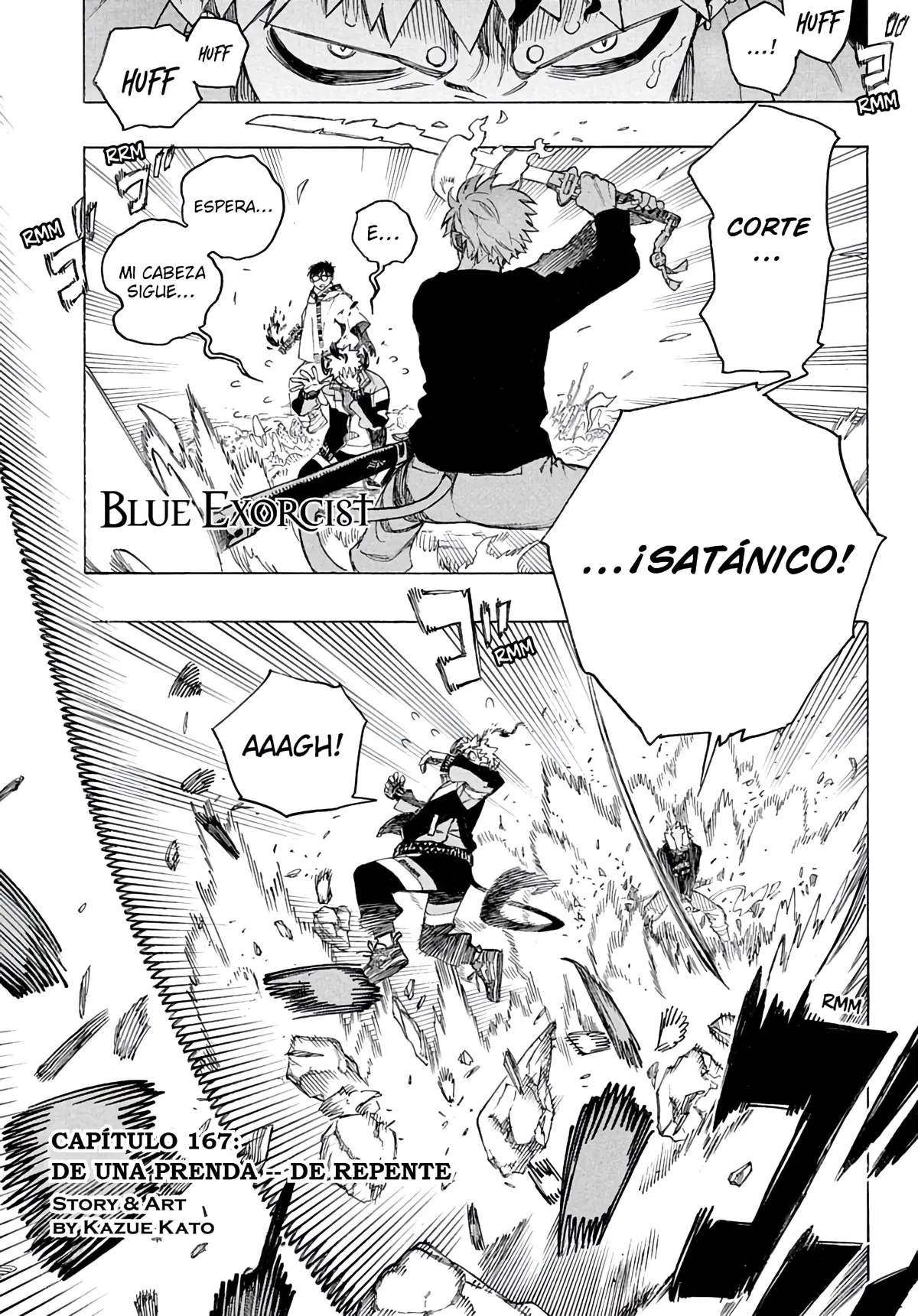 Ao no Exorcist Capítulo 167 en Línea - página 3