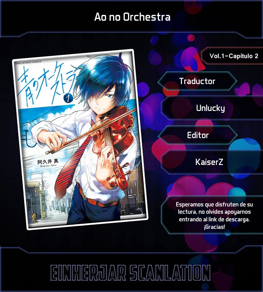 Ao no Orchestra Capítulo 2 en Línea - página 1