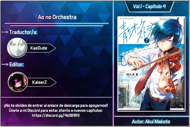 Ao no Orchestra Capítulo 4 en Línea - página 1