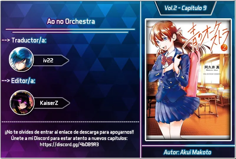 Ao no Orchestra Capítulo 9 en Línea - página 1