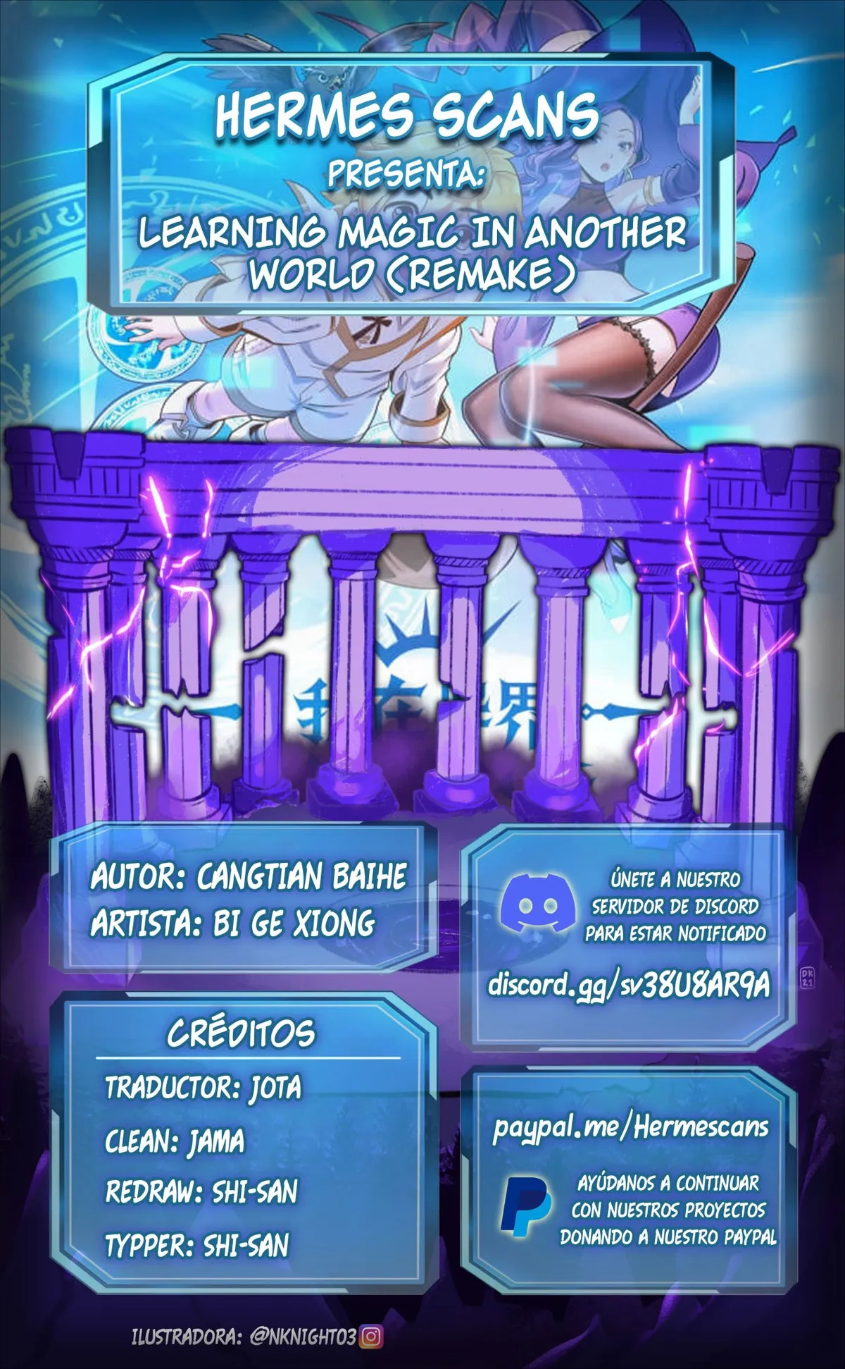 Aprendiendo Magia en Otro Mundo (Remake) Capítulo 6 en Línea - página 1