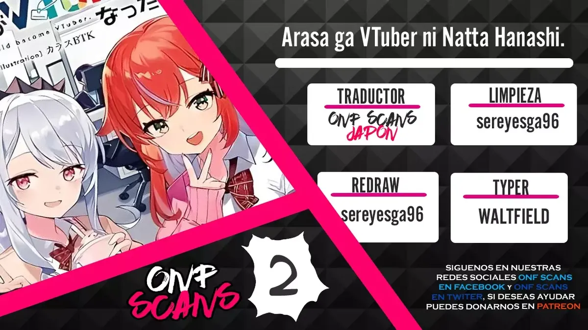 Arasa ga VTuber ni Natta Hanashi. Capítulo 2 en Línea - página 1